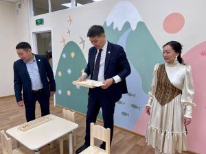Каменный детсад взамен старого деревянного построили в селе Техтюр Хангаласского улуса 