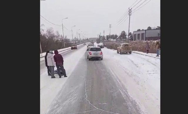 В Якутске водитель сбил пешехода