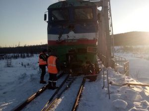 О дорожно-транспортном происшествии на перегоне Болотная - Амга
