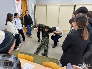 Акция в поддержку участников СВО прошла в Якутском медколледже
