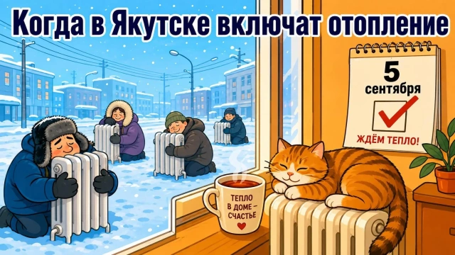 Когда в Якутске включат отопление