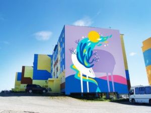 Жители Удачного выбрали свой мурал