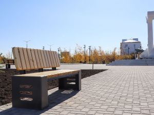 В г. Якутске осужденные изготовили для сквера имени Юрия Гагарина малые архитектурные формы