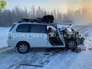 Семь человек, в том числе трое детей, пострадали в ДТП в Якутии