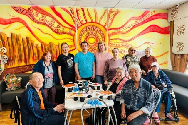 В Мирнинском доме-интернате для престарелых открыта комната отдыха «Земля Олонхо» при поддержке ИНК