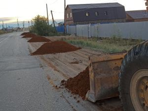 Плановая уборка пыли и ямочный ремонт улиц в Якутске 13 августа