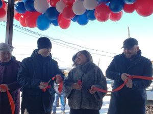 В Мархе открылась вторая теплая автобусная остановка