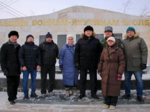 В Якутске отдали дань уважения погибшим на озере Ильмень воинам