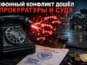 Телефонный конфликт дошёл до прокуратуры и суда