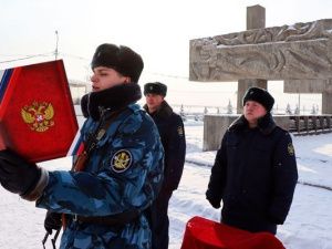 Молодые сотрудники отдела по конвоированию УФСИН приняли Присягу на верность Родине и служебному долгу