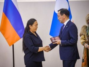 В Якутске семьям погибших военных вручили Ордена Мужества