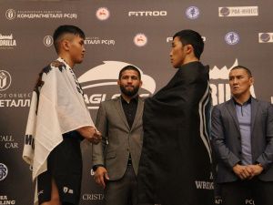 Бойцы турнира Eagles FC кубка главы Якутии встретились лицом к лицу перед поединками