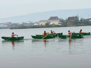 В Якутске прошла детская регата на Белом озере