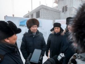 Айсен Николаев осмотрел строящиеся объекты Мегино-Кангаласского улуса