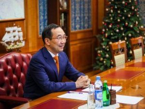 Айсен Николаев встретился с лучшими стипендиатами школьной Ёлки Главы Якутии