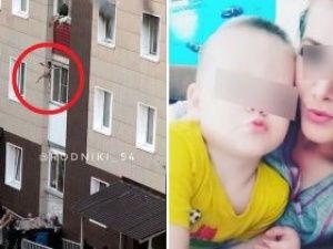 Якутянка выбросила детей в окно из горящего дома. Их спасли гастарбайтеры