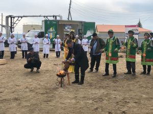 В Амге установили первую сваю поликлиники на 200 посещений в смену