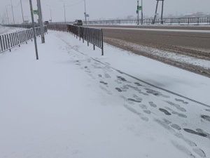 В Якутск пришли снег и дождь