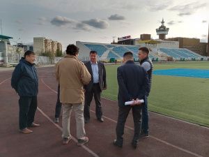 Андрей Тарасенко проверил готовность спортивных объектов к проведению VIII Игр «Дети Азии»