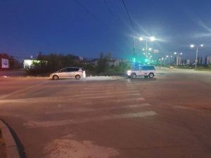 В Якутске водитель жестко сбил девушку на пешеходном переходе