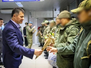 В Якутии  встретили бойцов отряда «Боотур», вернувшихся из зоны СВО