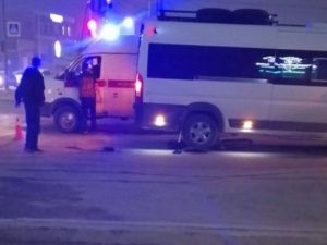 Микроавтобус наехал на ребёнка