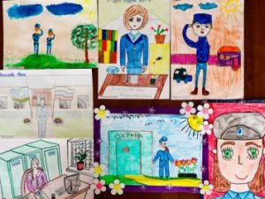 Дети сотрудников исправительной колонии № 7 приняли участие в конкурсе рисунков