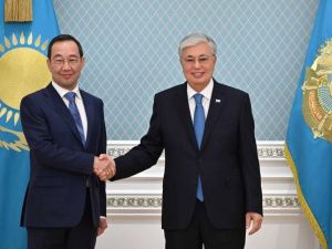 Глава Якутии Айсен Николаев встретился с президентом Казахстана Касым-Жомартом Токаевым
