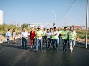 Члены правительства республики осмотрели ход дорожного строительства в рамках нацпроекта «БКАД» в Якутске