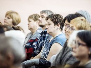 Сардана Авксентьева выступила с отчетом перед населением села Табага