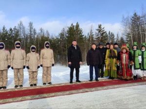 Знамя Победы доставлено в Мирнинский район