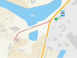 О временном переносе конечных автобусных остановок