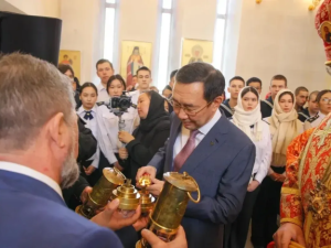 Благодатный огонь прибыл в Якутию