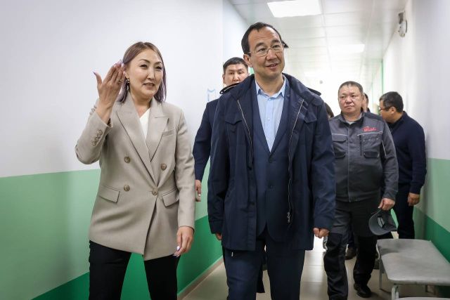 В Среднеколымске завершен капитальный ремонт средней школы имени Н.И. Шарина