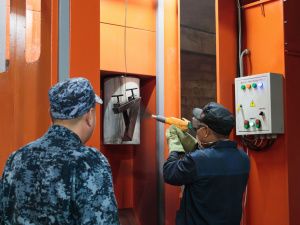 В исправительной колонии № 1 запущена линия оборудования полимерно-порошковой окраски 