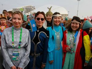 Фоторепортаж: якутяне приняли участие в шествии молодежи мира в Сочи