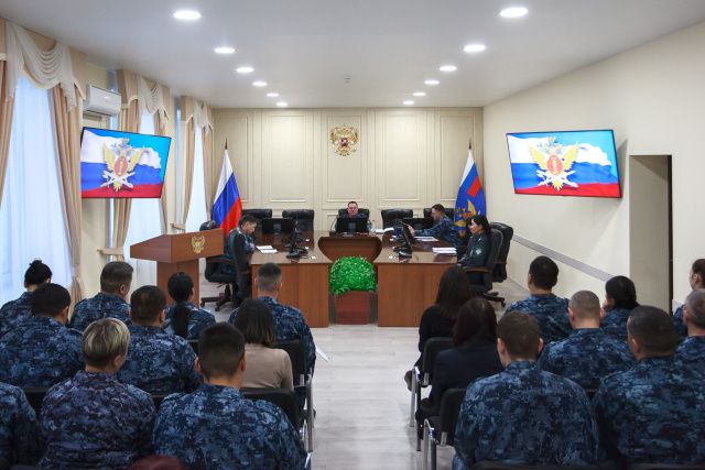 В УФСИН проведен учебно-методический сборы для сотрудников тыловой службы и членов приемочных комиссий 