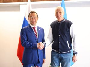 ВЭФ-2023: Министр спорта страны и Глава Якутии обсудили подготовку к Играм «Дети Азии»