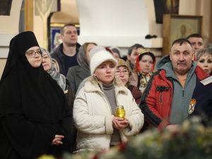 Пасха Христова: архиерейское богослужение в Преображенском соборе