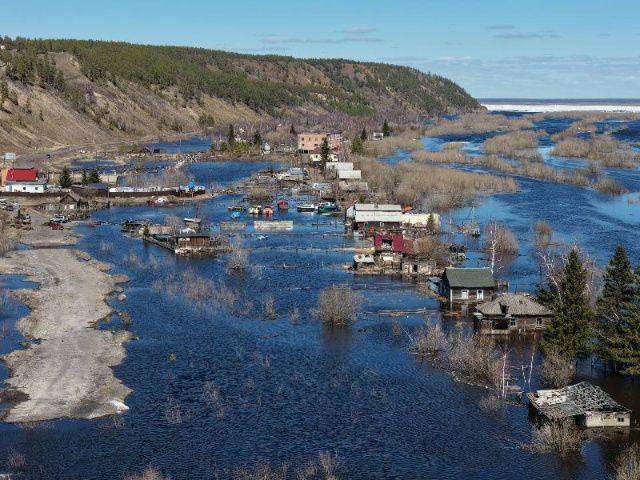 В Кангалассах затоплено шесть дворов