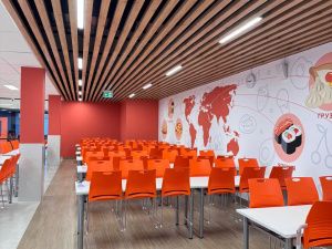 Архитектура и дизайн дополнительного здания Мархинской СОШ №1