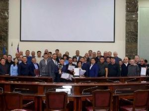 Водителей Якутской городской Думы наградили в мэрии