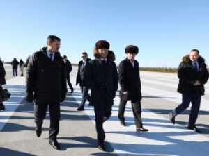 Айсен Николаев на открытии взлетно-посадочной полосы в Нерюнгри: Не снижать темпы и только вперед! 