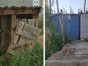 В Якутске снесли заброшенный уличный туалет после жалобы