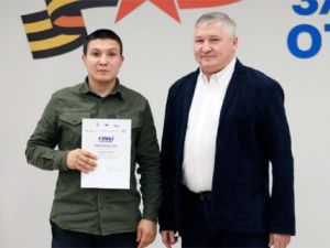 Ветеран СВО получил грант на развитие своего дела