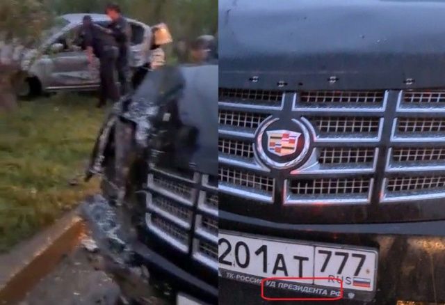 Нетрезвый виновник ДТП в Якутске разъезжал с надписью «Управление делами президента РФ»