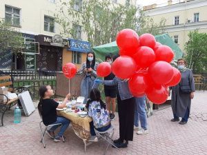 Якутия. Акция «Красные — в городе»