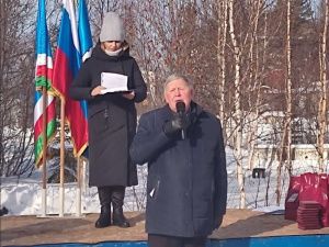 45-летие укладки последнего Золотого звена Малого БАМа на железнодорожной станции Беркакит