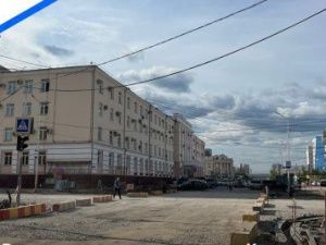 К нам едет Председатель правительства РФ Мишустин: В Якутске временно открыли перекресток Кирова — Ленина
