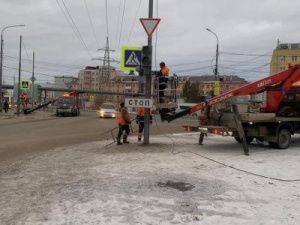 В Якутске продолжают благоустройство ремонтируемых улиц